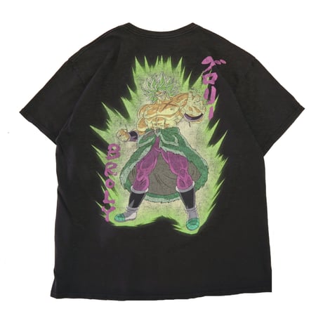 00's DRAGONBALL SUPER "Broly" 両面 プリント Tシャツ Lサイズ