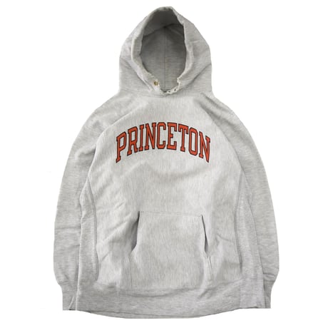 80's CHAMPION RW SWEAT PARKA "PRINCETON" 染み込み プリント XLサイズ USA製