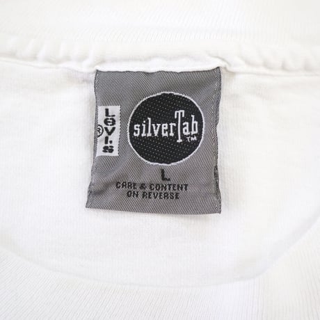 90's Levi's silver Tab "501" プリント Tシャツ  Lサイズ USA製