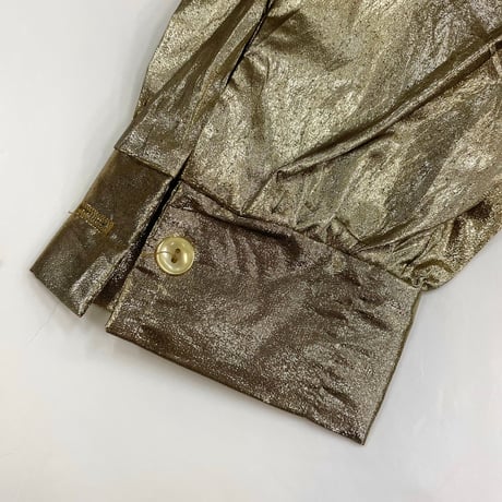 80's～90's DIVERSITY Gold Metallic Shirt USA製