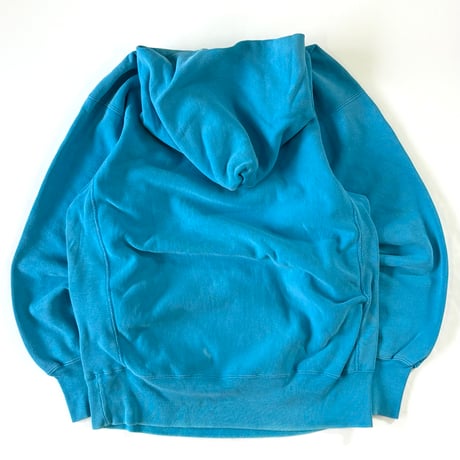 "Rare Color" 90's CHAMPION RW SWEAT PARKA Solid Turquoise XLサイズ USA製
