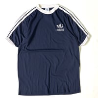 80's Adidas "Trefoil Logo" リンガー Tシャツ XLサイズ USA製