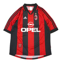 00's Adidas "AC Milan" Game Shirt Lサイズ ITALY製