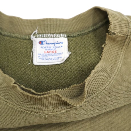 "Rare Color" 80's CHAMPION RW SWEAT Solid Coyote Lサイズ USA製