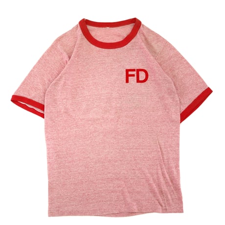 80's～ FORD 4×4 両面 プリント リンガー Tシャツ