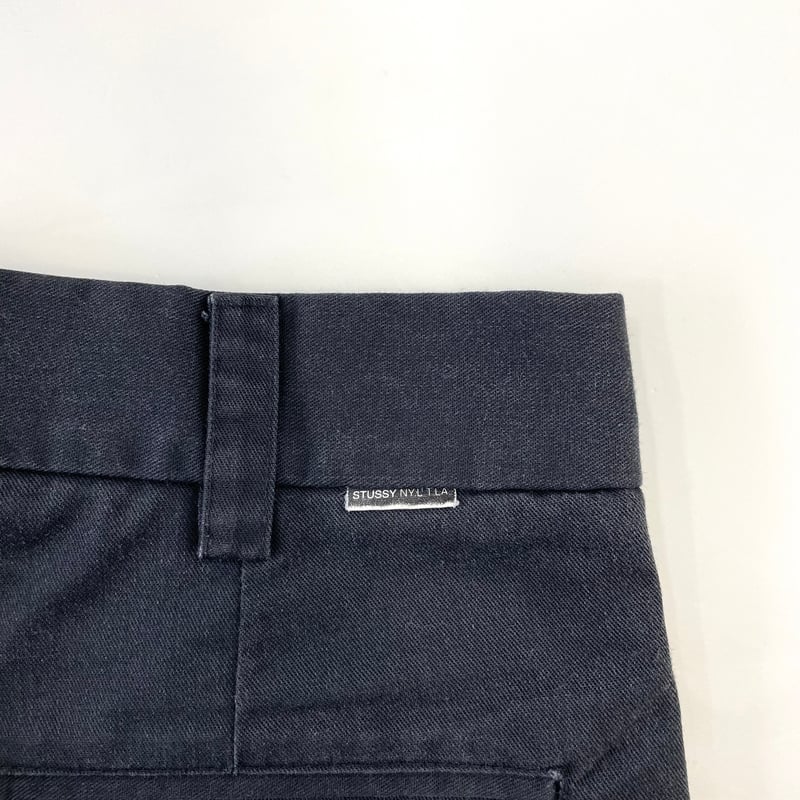 old stussy 90s usa製　M ネイビー×グレー 七分丈　メンズ old stussy 90s usa製 M ネイビー×グレー 七分丈 メンズ - メルカリ