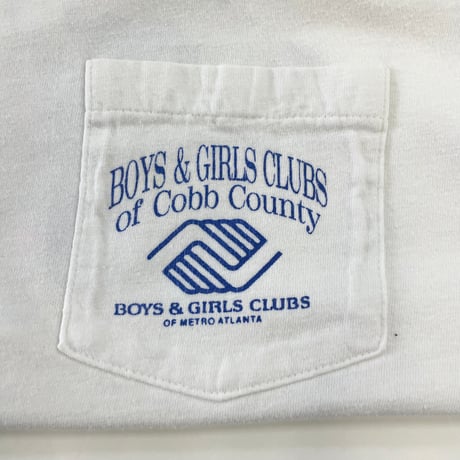 90's Hanes "Company Clash 93" 3面 プリント Pocket Tee XLサイズ USA製