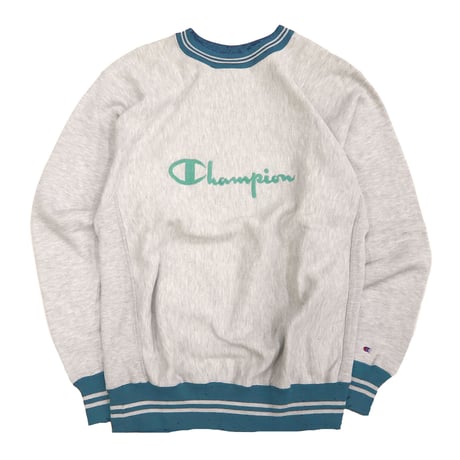 90's CHAMPION RW SWEAT "Script Embroidery" Lサイズ USA製