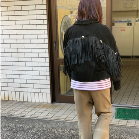 90's～ OUTERBOUND by HMS Suede Leather Jacket