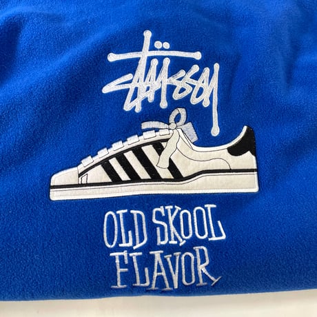 "Rare" 90s OLD STUSSY "Old Skool" Fleece Parka USA製