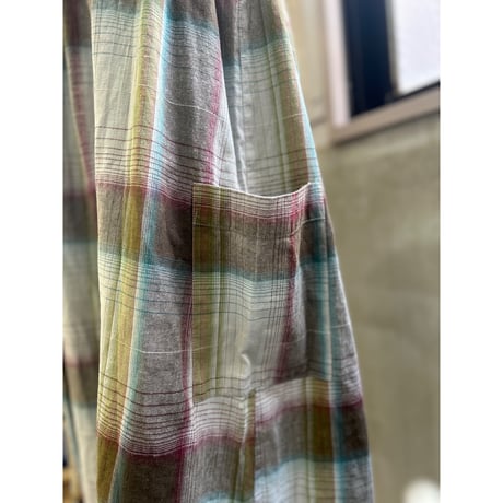 Autreton Ombre Check Cotton Onepiece