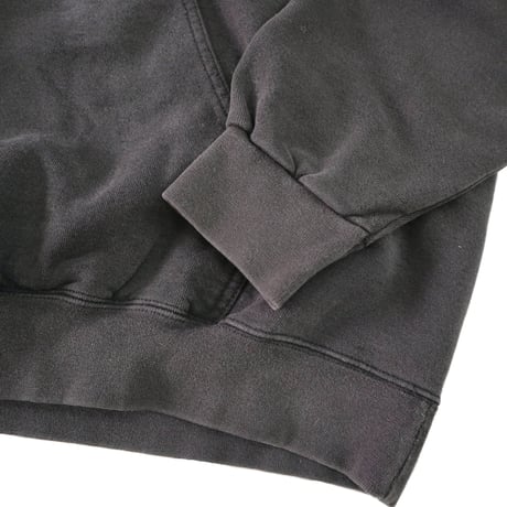 90's NIKE "Embroidery Swoosh" スウェット パーカー Black Lサイズ USA製