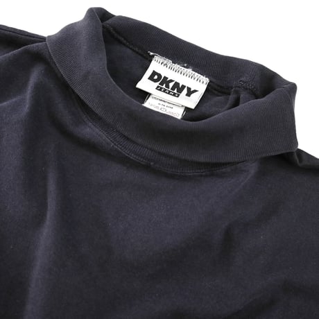 90's～ DKNY JEANS モックネック LS Tシャツ USA製