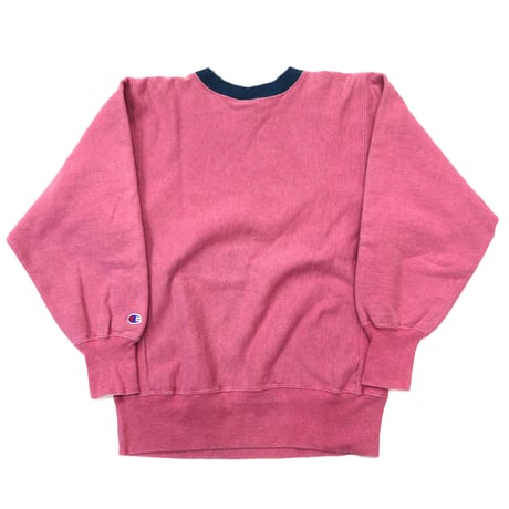 90’s CHAMPION RW SWEAT "エルボーパッチ" Pink Mサイズ USA製