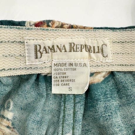 80's Banana Republic "Christmas Pattern" Pajama Pants Sサイズ USA製