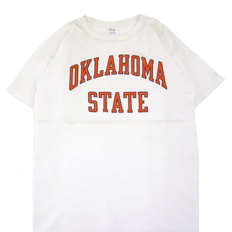 80's CHAMPION "OKLAHOMA STATE" プリント Tシャツ XLサイズ USA製