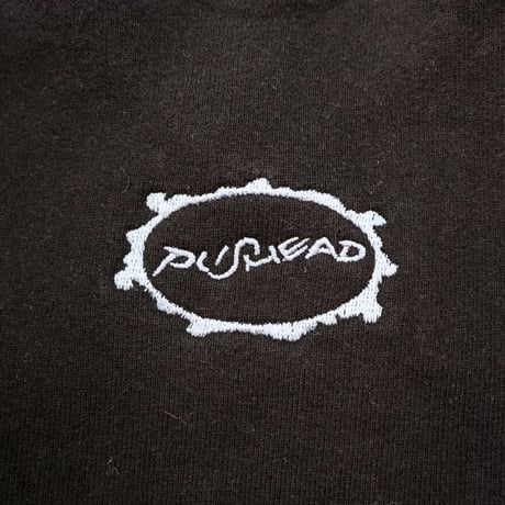 NOS 90's Fruit of the loom "Pushead" 両面 プリント スウェット Lサイズ