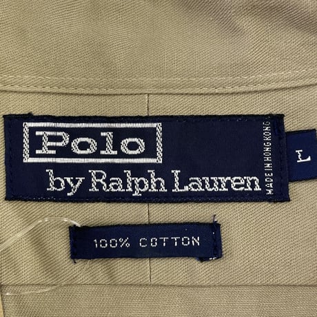 90's Polo Ralph Lauren Chino Cloth Shirt Lサイズ