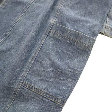 80's～90's MADE IN THE SHADE GARMENT Denim Long Coat Mサイズ USA製