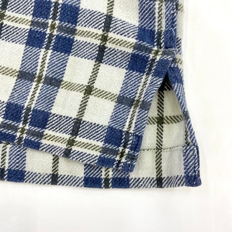 ～00's America Eagle Open Collar Flannel Shirt Lサイズ