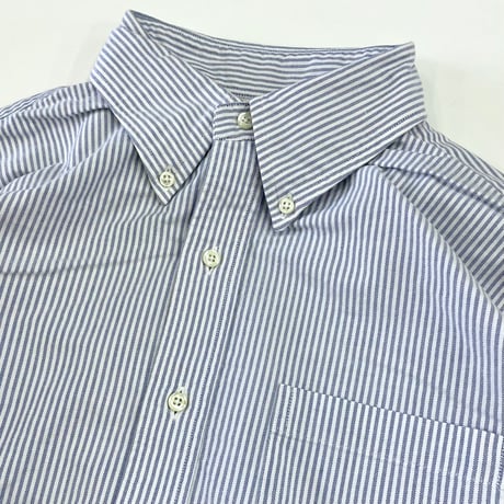 90's～ Brooks Brothers Oxford Stripe BD Shirt 17 USA製