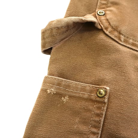 00's Carhartt "Double Knee" Duck Painter Pants USA製 Beige ①