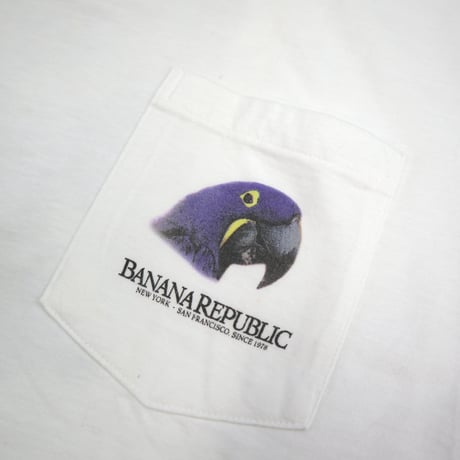 90's OLD Banana Republic "All Cast" Pocket Tee Mサイズ USA製