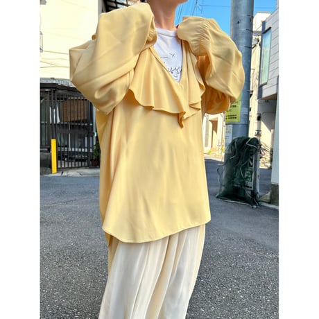 ～90's Natural Resources Frill Blouse