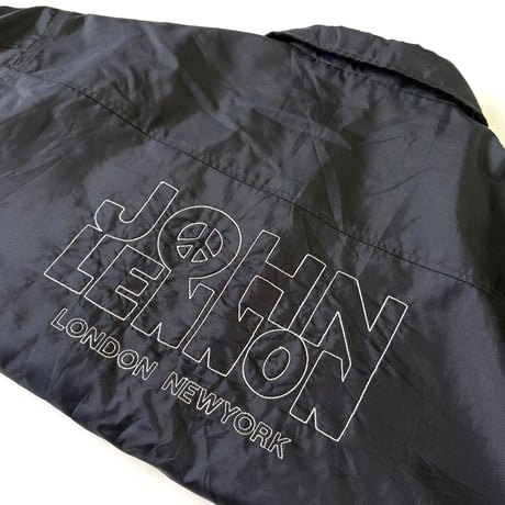 John Lennon "Quilting Lined" Nylon Trucker Jacket LLサイズ