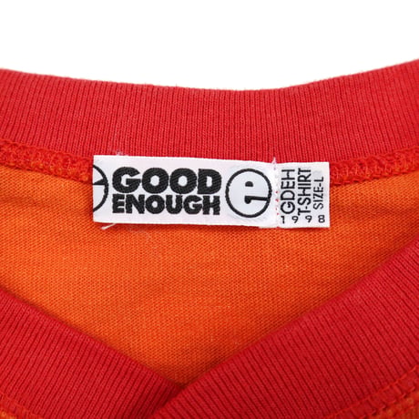 90s GOODENOUGH "Wide Border" Henley Neck Tee Lサイズ