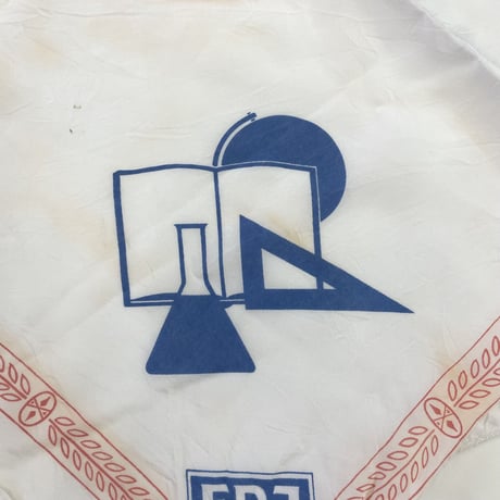 60's～ "Wanzleben Bördekreis" Silk Scarf