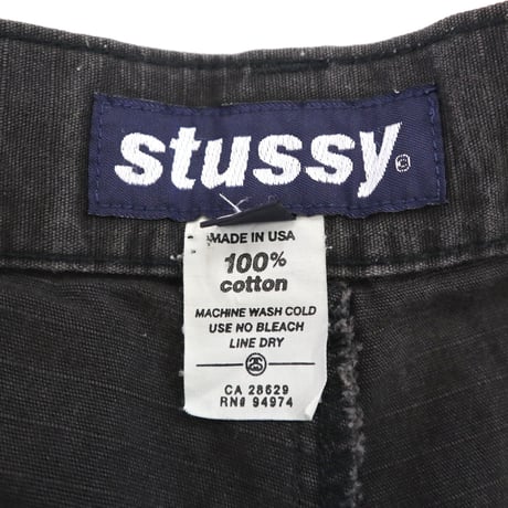 90's OLD STUSSY "Rip Stop" Short Pants W32 USA製