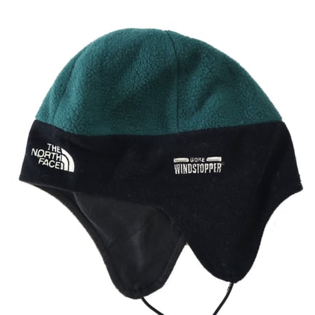 90's THE NORTH FACE 耳当て WIND STOPPER フリースキャップ