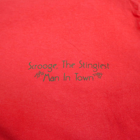90's Hanes "The Stingiest Man In Town" "両面" Tシャツ XLサイズ USA製