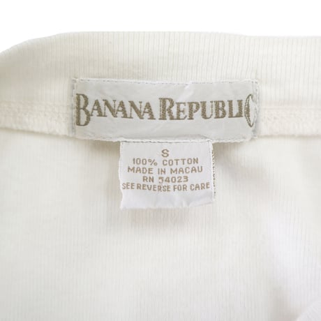 80's～90's Banana Republic "T Cardigan" Sサイズ