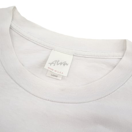80's～90's ALVA "Craig Johnson" 両面 プリント Tシャツ Lサイズ USA製