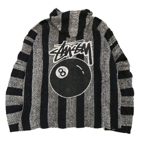90's～ OLD STUSSY "8ball" Baja Mexican Parka XLサイズ