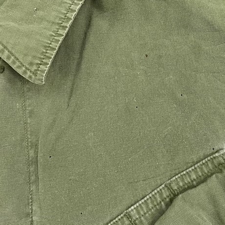 "Rare Size" 60's US ARMY Jungle Fatigue 3rd "Non Rip" Jacket (fits XL Short)