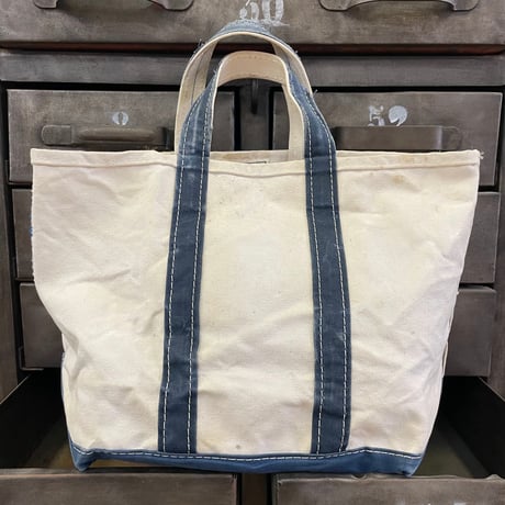 80's L.L. Bean "2色タグ" BOAT AND TOTE Canvas Bag