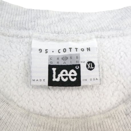 90's Lee "Reverse Type" Solid Sweat XLサイズ USA製