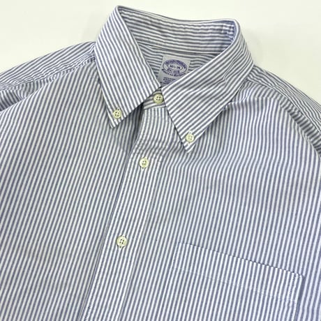 90's～ Brooks Brothers Oxford Stripe BD Shirt 16 1/2 USA製