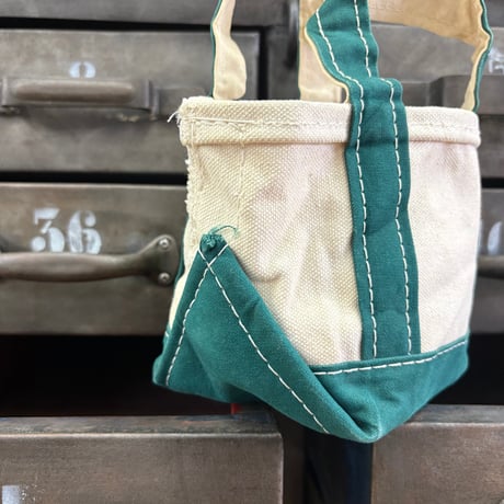 "Rare" "Mini" ～90's L.L. Bean "1色タグ" BOAT AND TOTE Canvas Bag