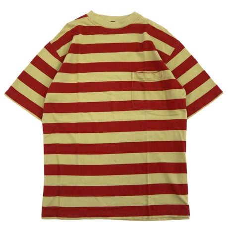90's～ OLD GAP "鹿の子" Border Pocket Tee Mサイズ