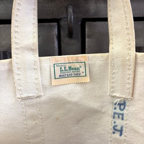 80's L.L. Bean "ギザタグ" BOAT AND TOTE Canvas Bag