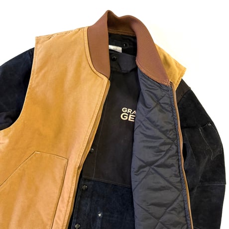 Gravel Gear Duck × Leather Jacket Lサイズ