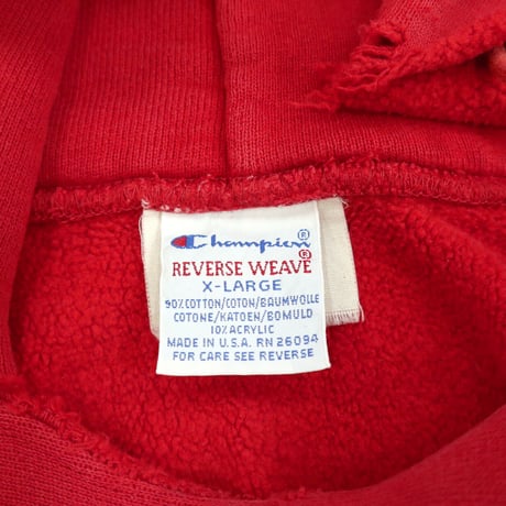 90's CHAMPION RW SWEAT PARKA "USMC" XLサイズ USA製
