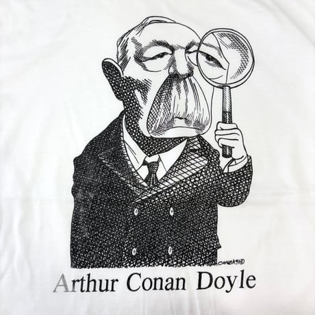 90's Hanes "Largely Literary" "Conan Doyle" Tシャツ XLサイズ USA製