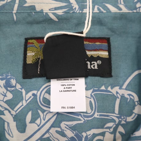 Deadstock 90's Patagonia "pataloha" フローラルクライマー柄 アロハ シャツ Lサイズ