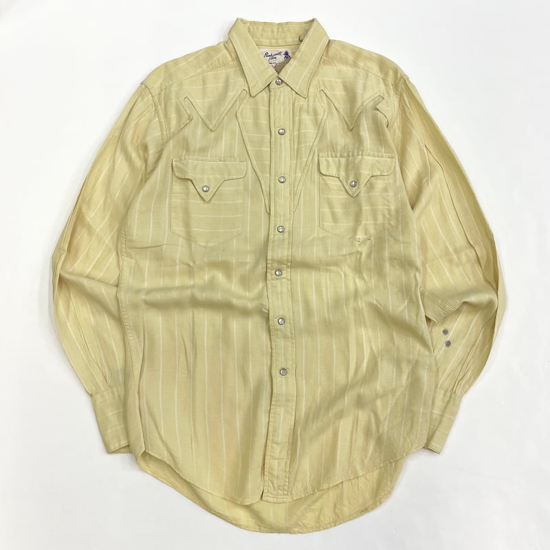 70'~80's Panhandle Slim Rayon Western Shirt (Fi 70'~80's Panhandle Slim Rayon Western Shirt (Fi