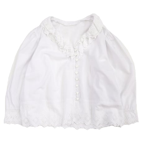 "Women's" 80's～ EURO Vintage Cotton Blouse